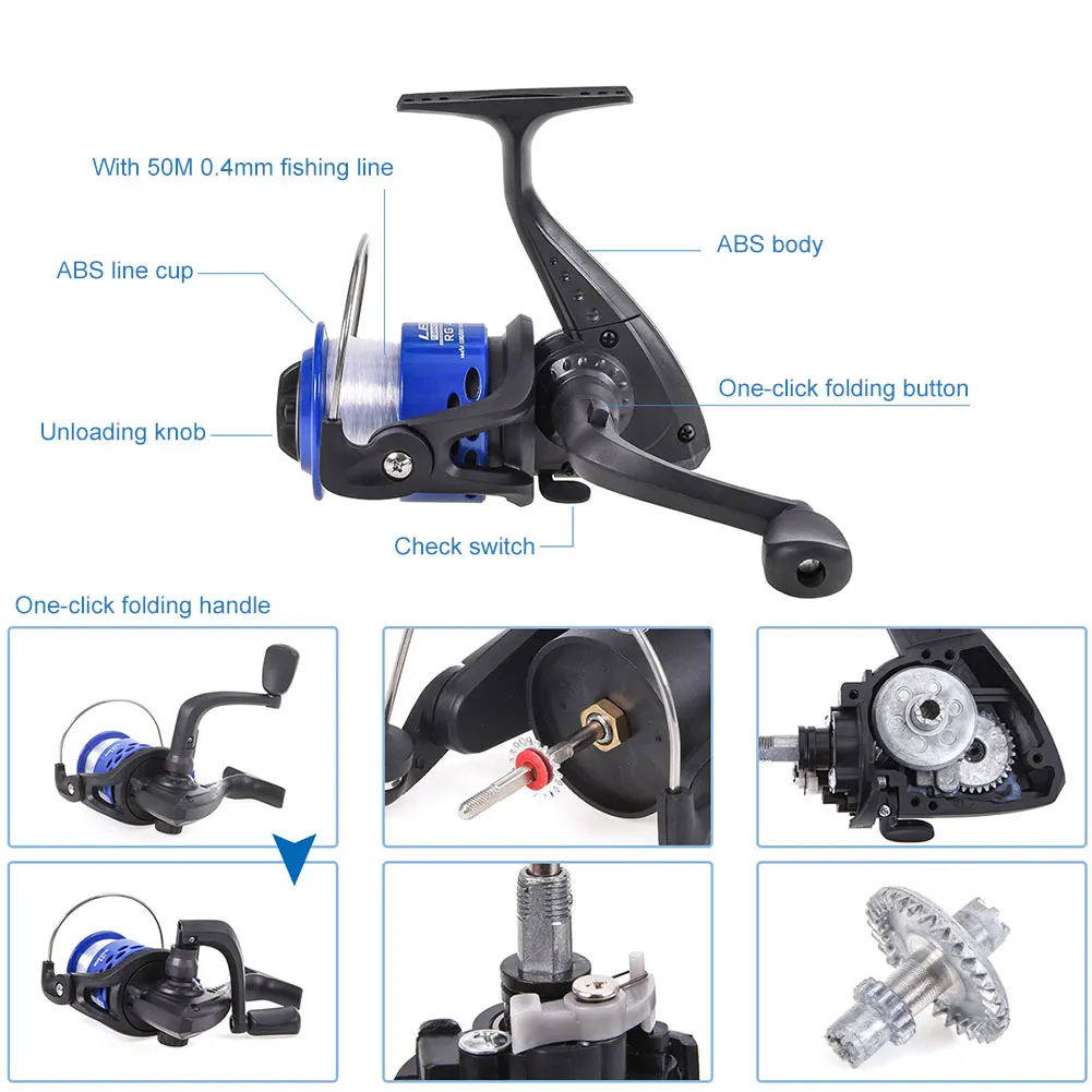Fishing Rod and Reel Combos for Beginner Fiberglass Telescopic Fishing Rod with Fishing Tackle, Carrying Bag
Fishing Rod and Reel Combos for Beginner Fiberglass Telescopic Fishing Rod with Fishing Tackle, Carrying Bag
