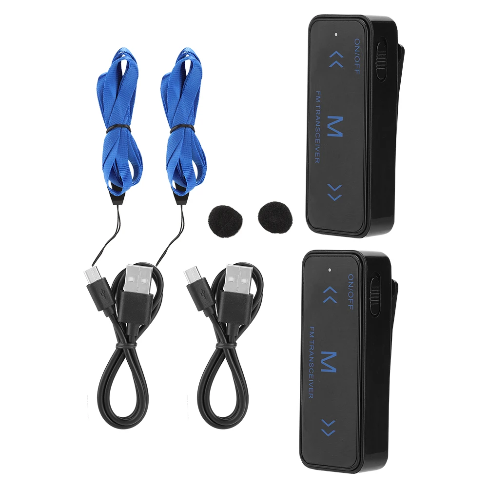 2 pcs Mini Walkie Talkie Business Intercom 2 Way Radio with 1-3km Communication Distance
2 pcs Mini Walkie Talkie Business Intercom 2 Way Radio with 1-3km Communication Distance