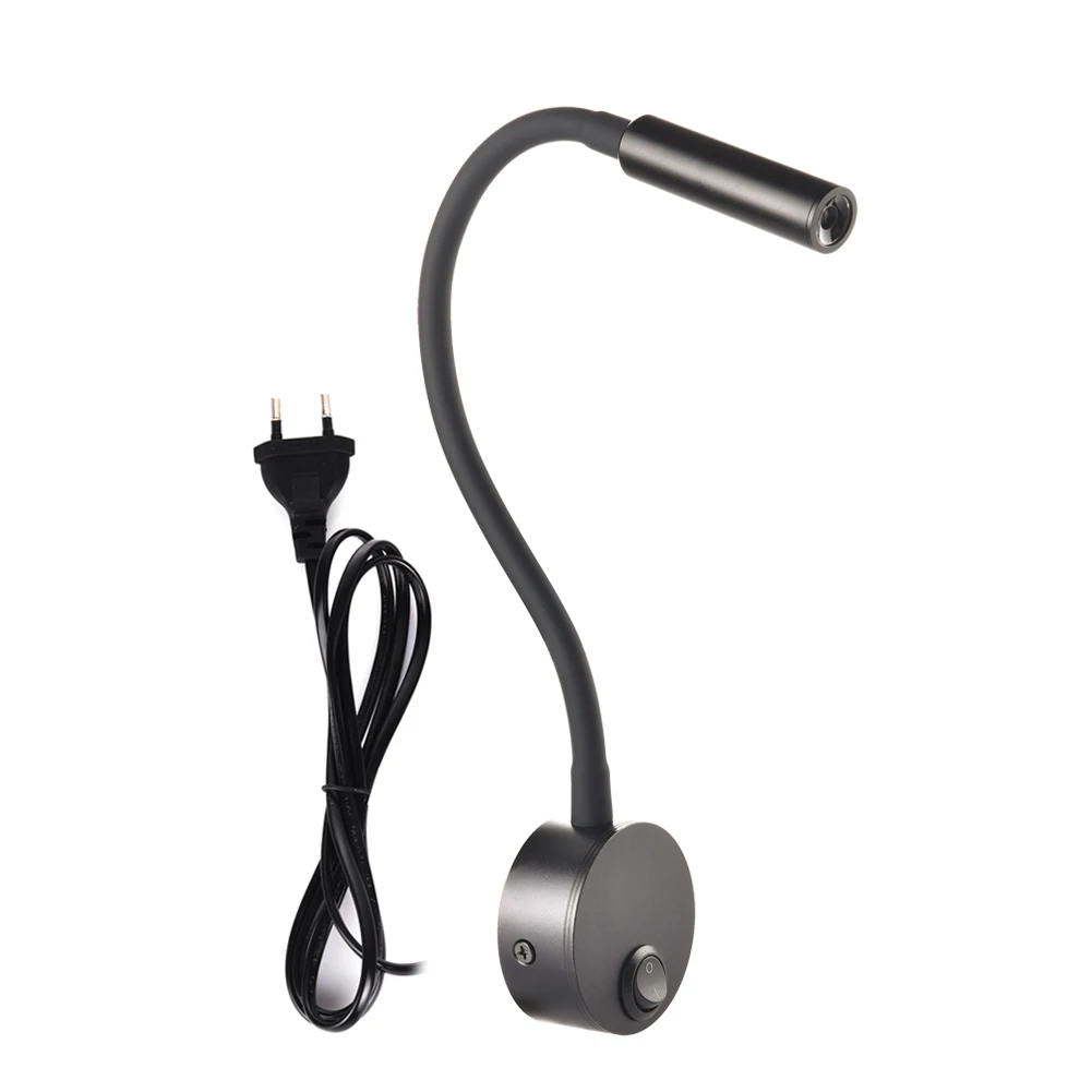 Plug Wired 3W Gooseneck Led Wall Light Sconce Lamp Lighting for Bedroom Reading Bathroom Long Arm
Plug Wired 3W Gooseneck Led Wall Light Sconce Lamp Lighting for Bedroom Reading Bathroom Long Arm