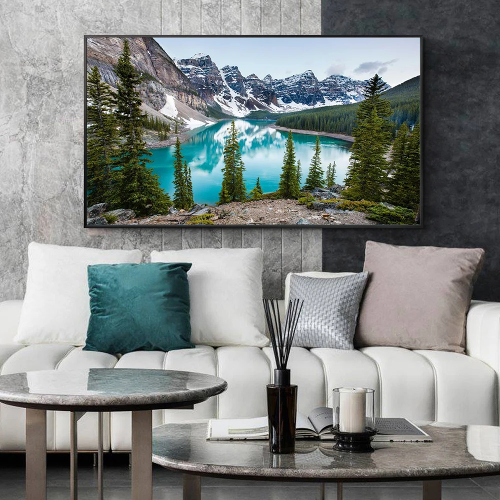 Moder Landscape Nature Lake Woods Poster Art Poster Murals And Canvas Paintings Living Room Aesthetics Decoration Home Decor
Moder Landscape Nature Lake Woods Poster Art Poster Murals And Canvas Paintings Living Room Aesthetics Decoration Home Decor