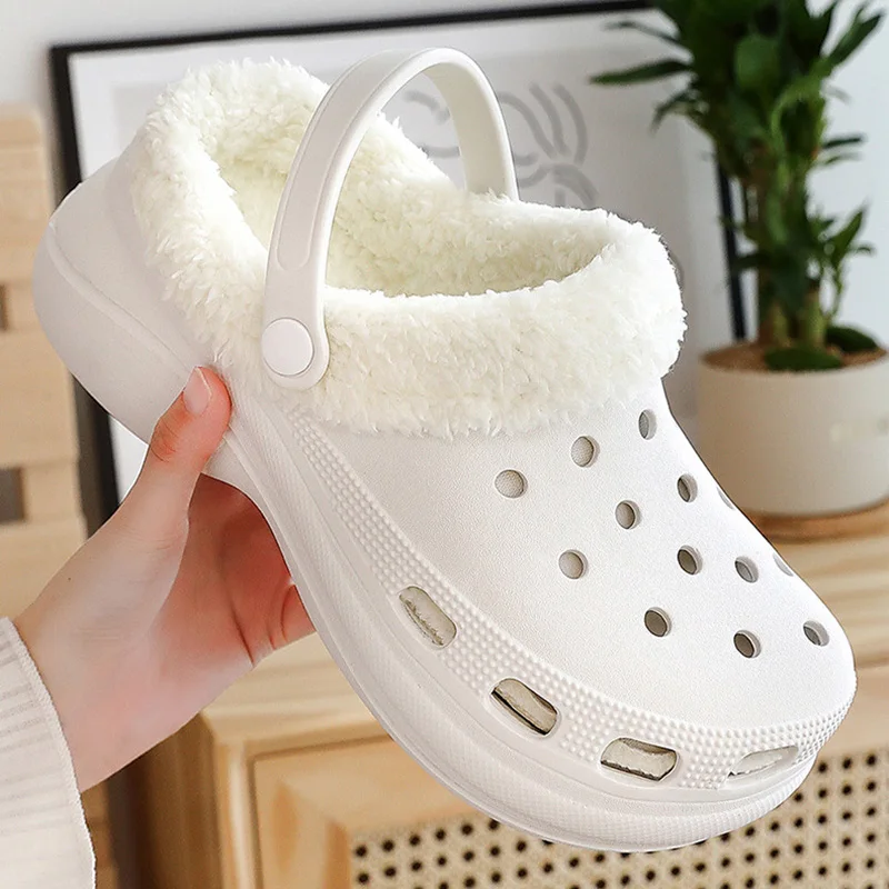 Woman Platform Sandals Winter Platform Warm Clogs Outdoor Garden Sandal Clogs for Women Increase Height Winter Slippers Shoes
Woman Platform Sandals Winter Platform Warm Clogs Outdoor Garden Sandal Clogs for Women Increase Height Winter Slippers Shoes
