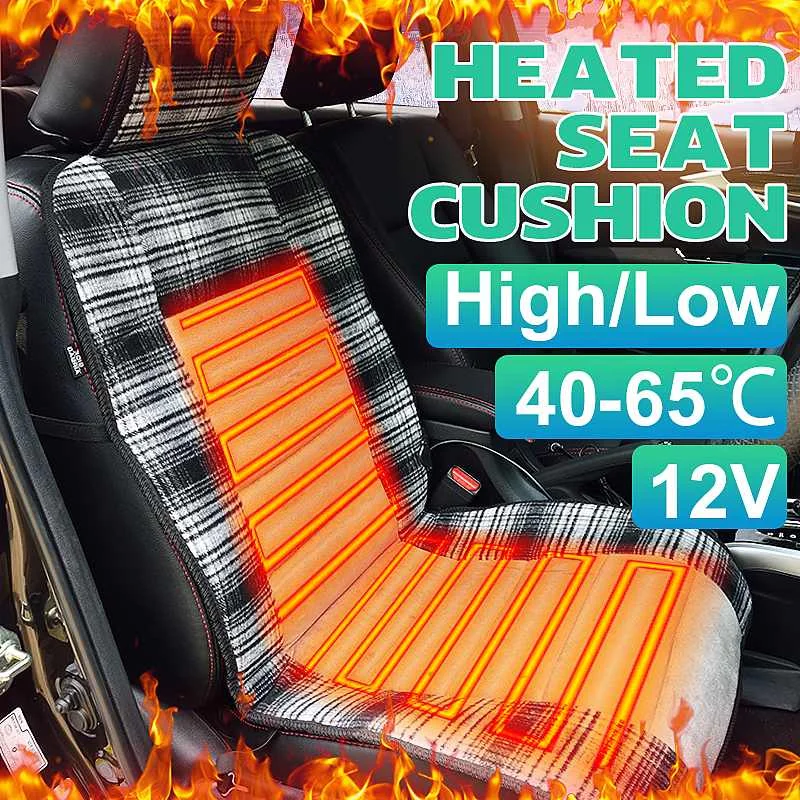 Universal 12V Electric Heated Car Seat Cover Heating Heater Pad Winter Thermal Seat Cushion Cover Heater Seat Pad Warmer
Universal 12V Electric Heated Car Seat Cover Heating Heater Pad Winter Thermal Seat Cushion Cover Heater Seat Pad Warmer