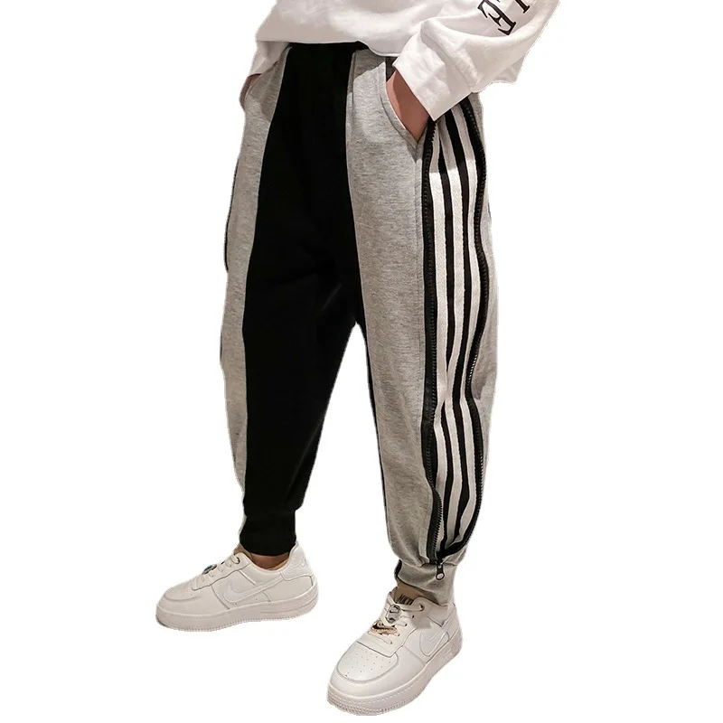 Stripe Spring Autumn Boys Long Pants Capris Kids' Trousers Casual TrackPants Cotton Children Clothing Teenage High Quality
Stripe Spring Autumn Boys Long Pants Capris Kids' Trousers Casual TrackPants Cotton Children Clothing Teenage High Quality