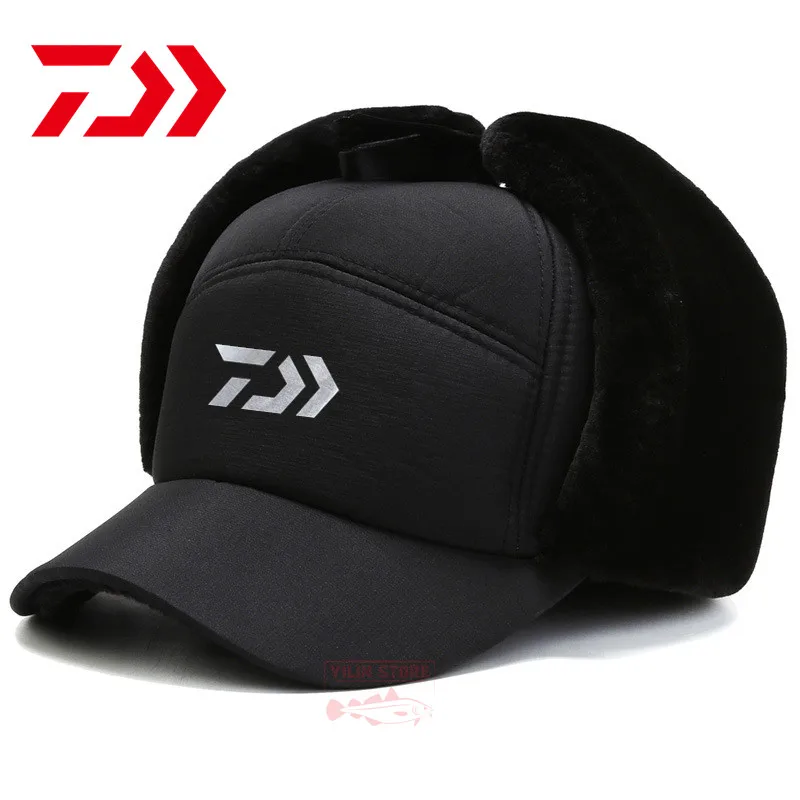 Daiwa Winter Warm Windproof Fishing Hat Men Outdoor Camping Hunting Cap Plus Velvet Lei Feng Cap Ski Cold Anti-snow Fishing Cap
Daiwa Winter Warm Windproof Fishing Hat Men Outdoor Camping Hunting Cap Plus Velvet Lei Feng Cap Ski Cold Anti-snow Fishing Cap