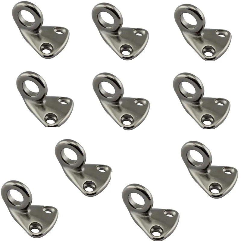 10PCS Marine Grade Stainless Steel 316 Pad Eye Fender Fending Hook Rope Boat Sail Tug Ship Marine Yacht Hardware Coat Cap Hook
10PCS Marine Grade Stainless Steel 316 Pad Eye Fender Fending Hook Rope Boat Sail Tug Ship Marine Yacht Hardware Coat Cap Hook