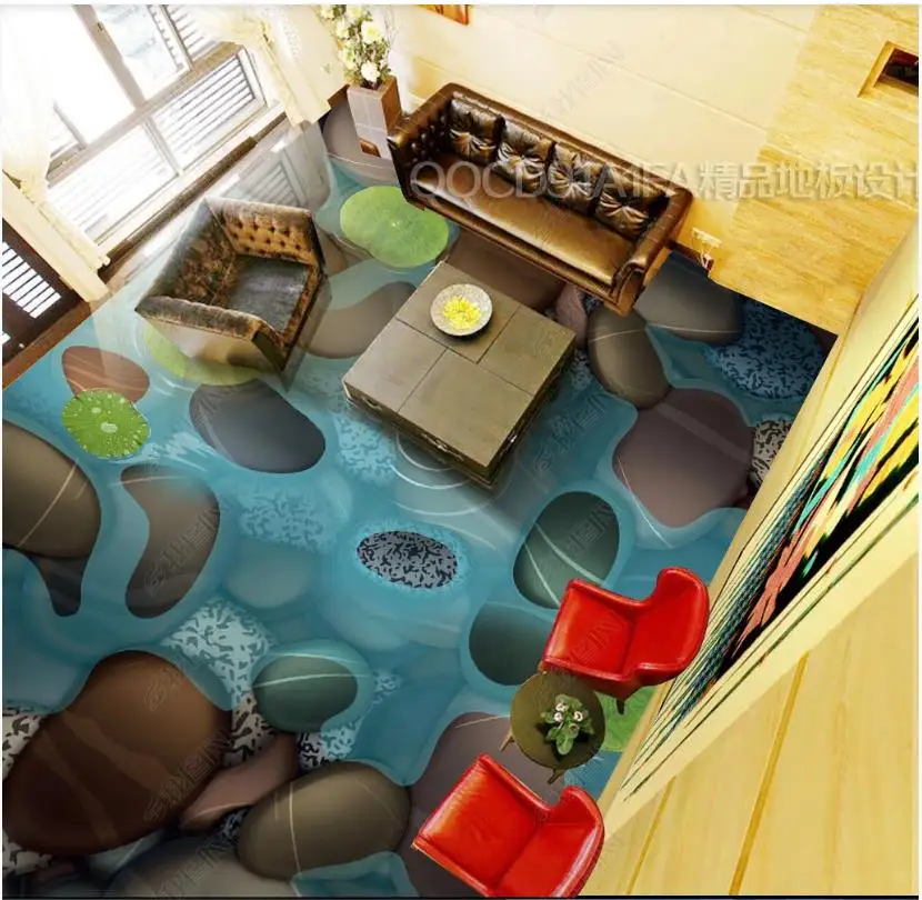 Custom Picture Self-adhesive 3d Flooring wallpapers Wall Sticker HD Cobblestone Pond 3D Floor Tile Floor Sticker mural decor
Custom Picture Self-adhesive 3d Flooring wallpapers Wall Sticker HD Cobblestone Pond 3D Floor Tile Floor Sticker mural decor
