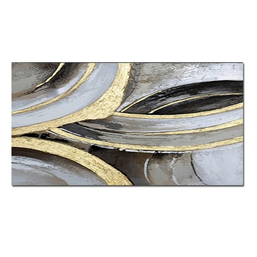 No Framed Hand Painted New Arrival Gold Foil Design Abstract Simple Oil Painting On Canvas Hotel Wall Decorative Wall Art Paint
No Framed Hand Painted New Arrival Gold Foil Design Abstract Simple Oil Painting On Canvas Hotel Wall Decorative Wall Art Paint
