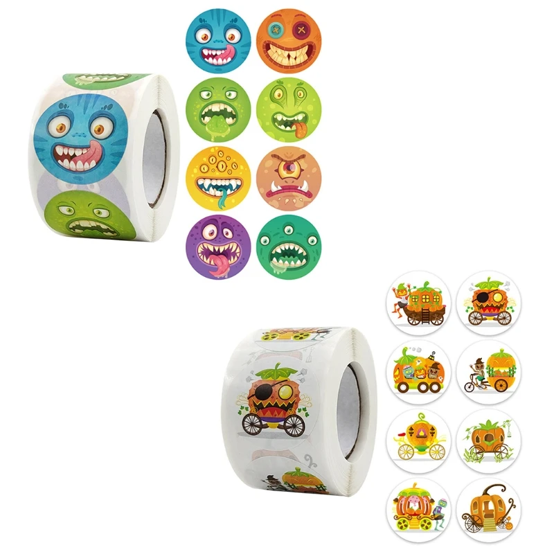 500pcs Halloween Pumpkin Sticker Horror Ghost Sealing Labels for Scrapbooking DIY Gift Packaging Baking Stationery Decoration
500pcs Halloween Pumpkin Sticker Horror Ghost Sealing Labels for Scrapbooking DIY Gift Packaging Baking Stationery Decoration