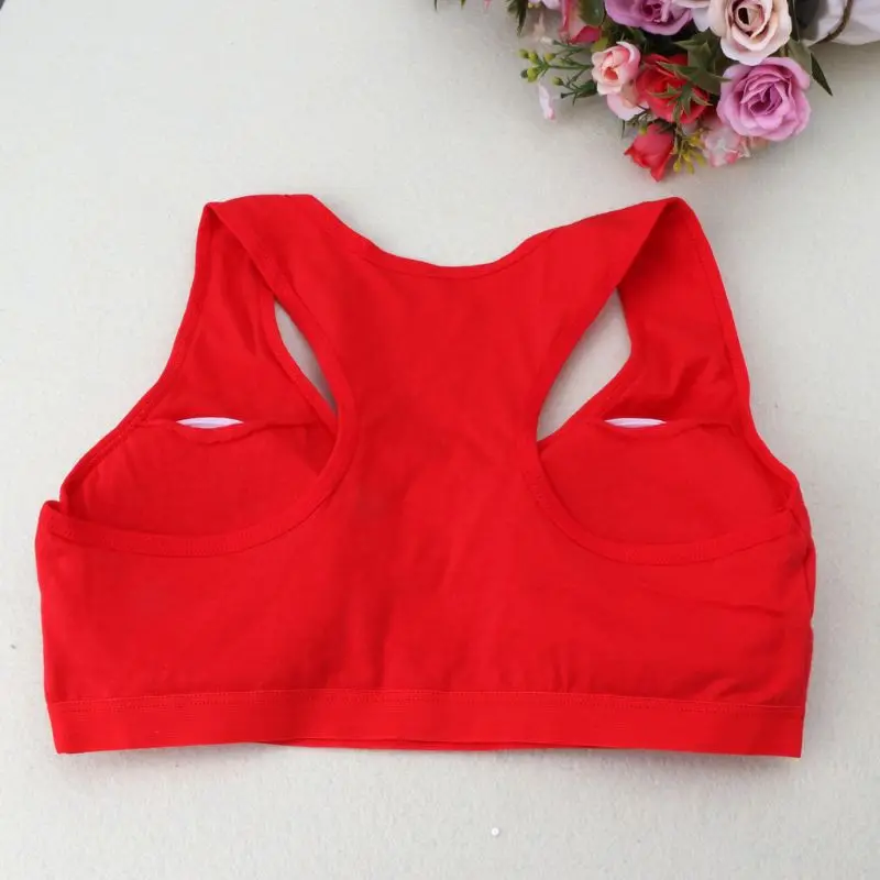 Cotton Bras Red Young Girls Underwear For Sport Wireless Small Training Puberty Bras Undergarment Clothes 3 styles
Cotton Bras Red Young Girls Underwear For Sport Wireless Small Training Puberty Bras Undergarment Clothes 3 styles