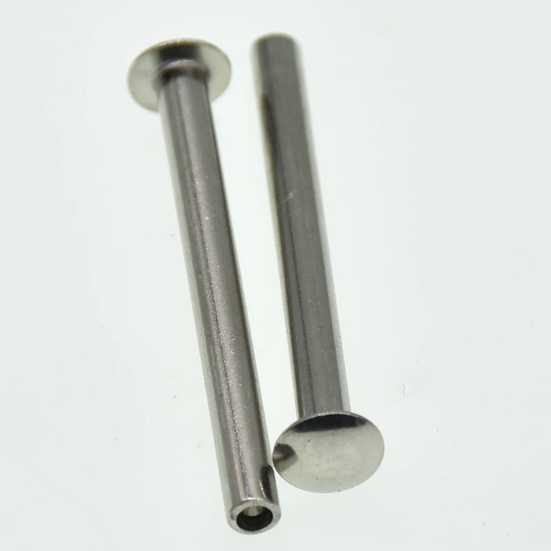 M3 M4*3/4/5/6/8/10/12/14/16/18/20/25/30mm GB873 304 Stainless Steel Oval Head Semi-Tubular Rivets Round Head Half Hollow Shank
M3 M4*3/4/5/6/8/10/12/14/16/18/20/25/30mm GB873 304 Stainless Steel Oval Head Semi-Tubular Rivets Round Head Half Hollow Shank