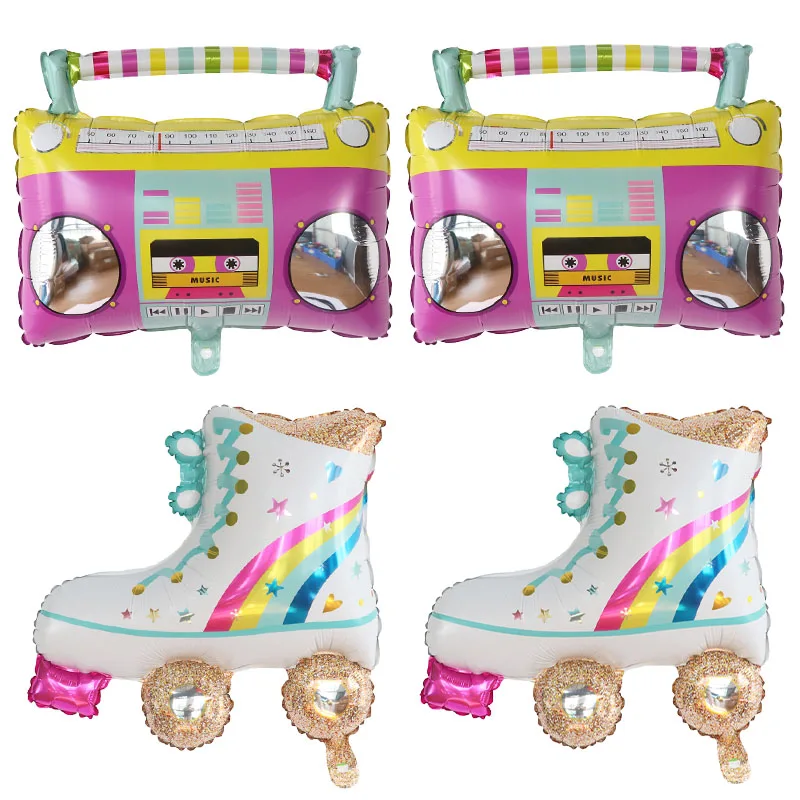 10/20/50pcs Radio Roller Skates Foil Balloons Boombox Rollerblade Helium Globos 90s Party Birthday Party Decorations Kids Toys
10/20/50pcs Radio Roller Skates Foil Balloons Boombox Rollerblade Helium Globos 90s Party Birthday Party Decorations Kids Toys