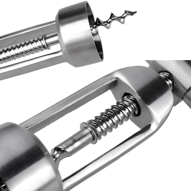 Corkscrew Wine Opener Metal Heavy Duty Luxury Bottle Opener for Home Restaurant Bar
Corkscrew Wine Opener Metal Heavy Duty Luxury Bottle Opener for Home Restaurant Bar