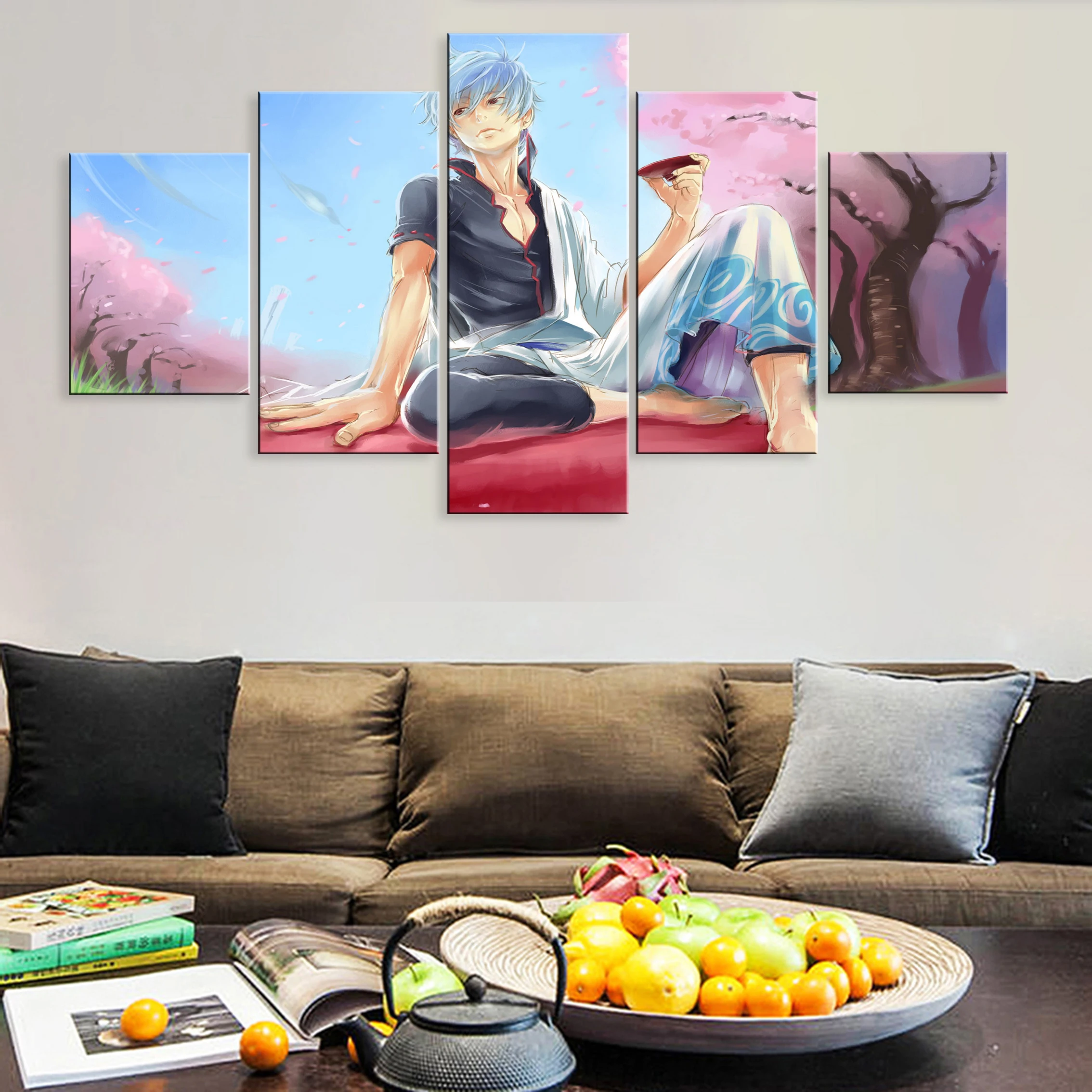 Framework Art Hd Home Decoration Picture 5 Pieces Poster Canvas Painting Wall Anime GINTAMA sakata gintoki
Framework Art Hd Home Decoration Picture 5 Pieces Poster Canvas Painting Wall Anime GINTAMA sakata gintoki