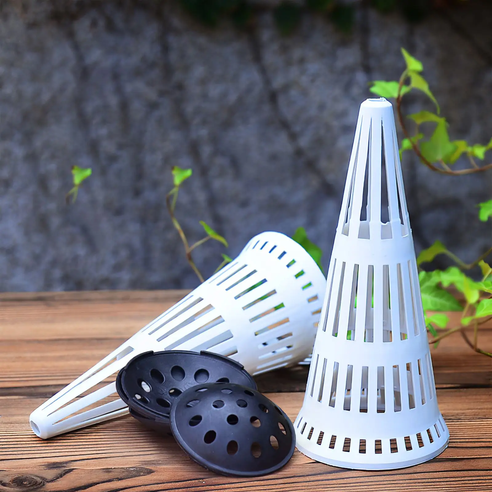 5PCS Plastic Plant Net Pot Three-dimensional Cone Grow Basket for Hydroponic Growing System Flowerpot Drain Cover For Garden
5PCS Plastic Plant Net Pot Three-dimensional Cone Grow Basket for Hydroponic Growing System Flowerpot Drain Cover For Garden