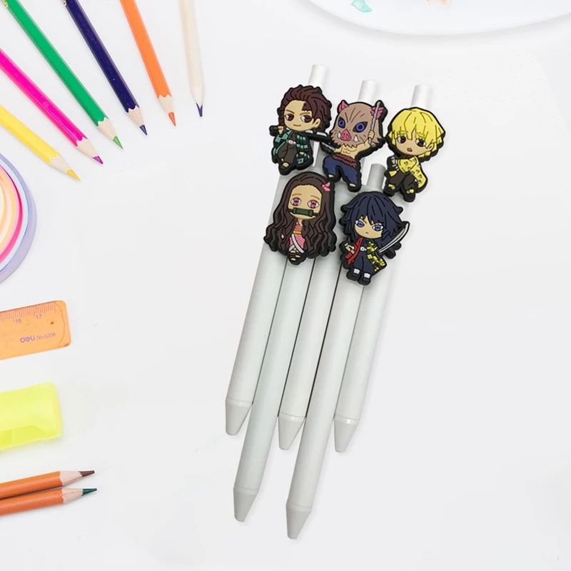 5Pcs Japanese Anime Demon Slayer: Kimetsu No Yaiba Gel Pen Creative Stationery Student Writing Tool Cartoon Press Pen
5Pcs Japanese Anime Demon Slayer: Kimetsu No Yaiba Gel Pen Creative Stationery Student Writing Tool Cartoon Press Pen