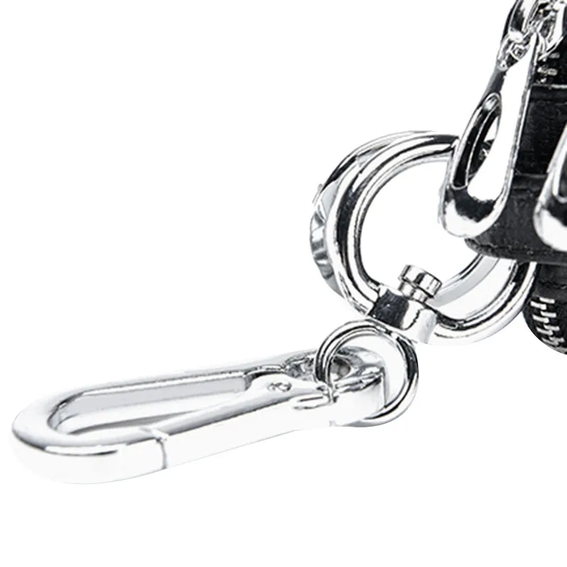 Car Keychain Wallet Leather Zipper Bag Butler Keychain Box Double Zipper with Window
Car Keychain Wallet Leather Zipper Bag Butler Keychain Box Double Zipper with Window