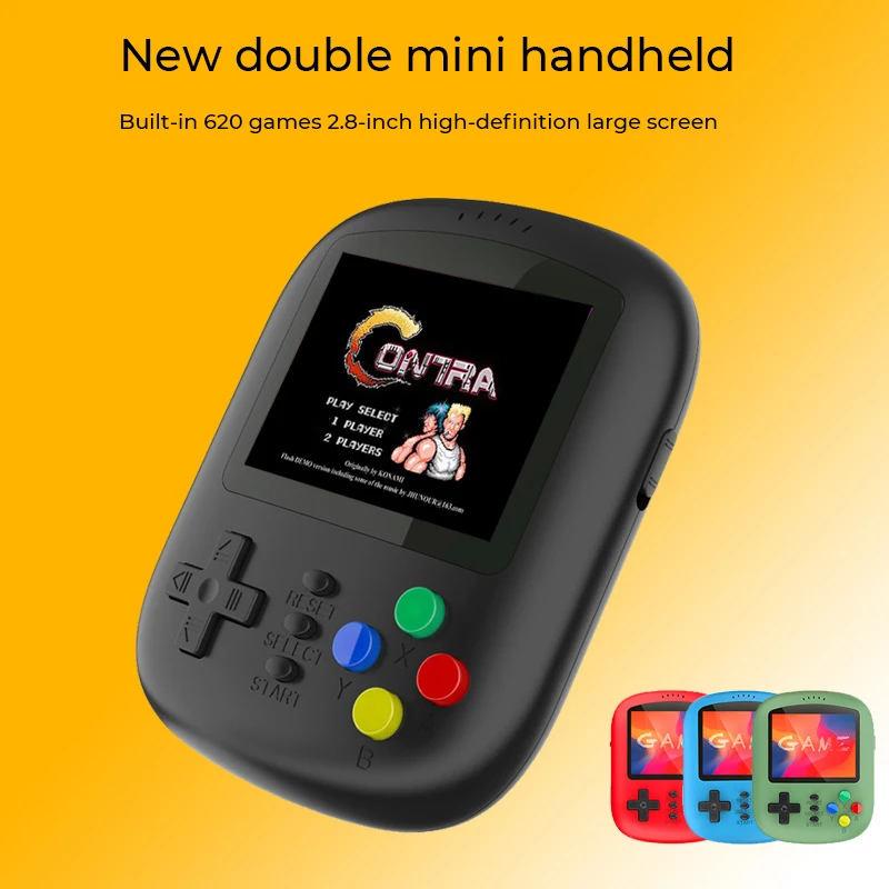 Mini Handheld Game Players Built-in 620 Classic Games Portable Video Game Consoles Gameboy Retro Console Gaming Tetris TV Output
Mini Handheld Game Players Built-in 620 Classic Games Portable Video Game Consoles Gameboy Retro Console Gaming Tetris TV Output