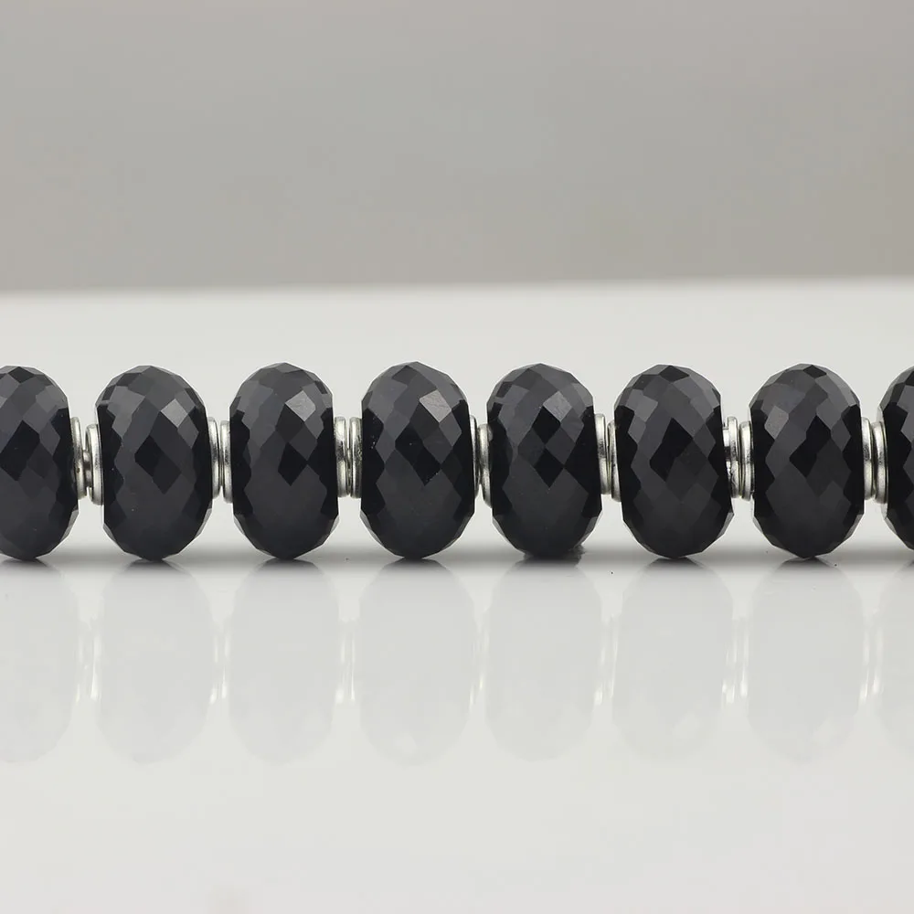 925 Sterling Silver Beads Charm Cut Natural Black Crystal Fit European Troll 3.0mm Bracelet Jewelry
925 Sterling Silver Beads Charm Cut Natural Black Crystal Fit European Troll 3.0mm Bracelet Jewelry