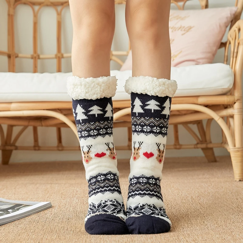 Christmas Warm Socks Plus Cotton Thicken Women Winter Socks Cute Cartoon Elk Home Sleep Floor Socks Girl Funny Xmas Gift New
Christmas Warm Socks Plus Cotton Thicken Women Winter Socks Cute Cartoon Elk Home Sleep Floor Socks Girl Funny Xmas Gift New