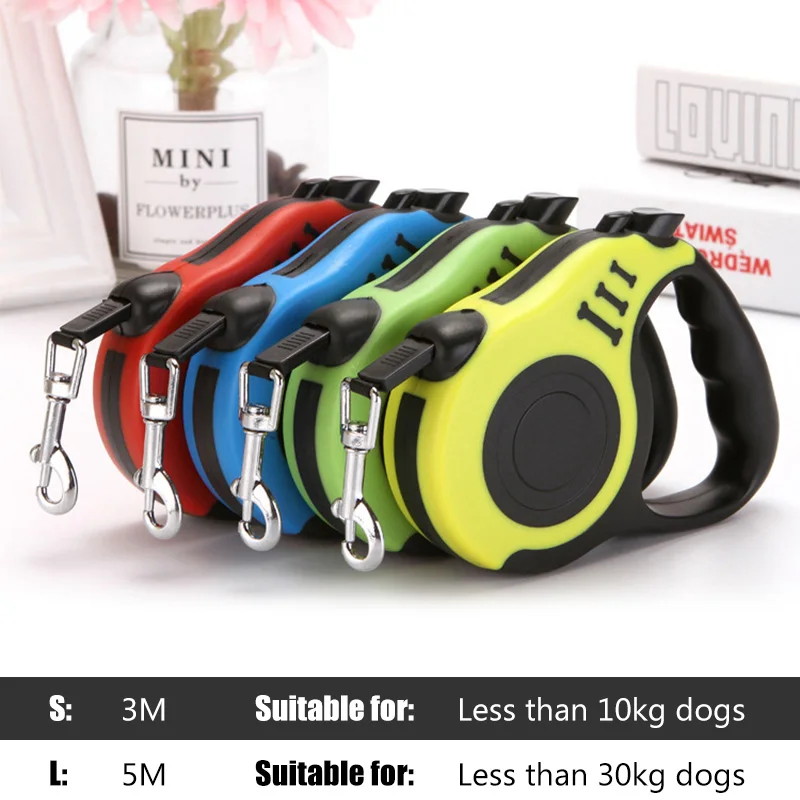 3m 5m Durable Nylon Retractable Dog Leash Long Strong Pet Leash For Large Dogs Walking Automatic Extending Dog Leash Rope
3m 5m Durable Nylon Retractable Dog Leash Long Strong Pet Leash For Large Dogs Walking Automatic Extending Dog Leash Rope