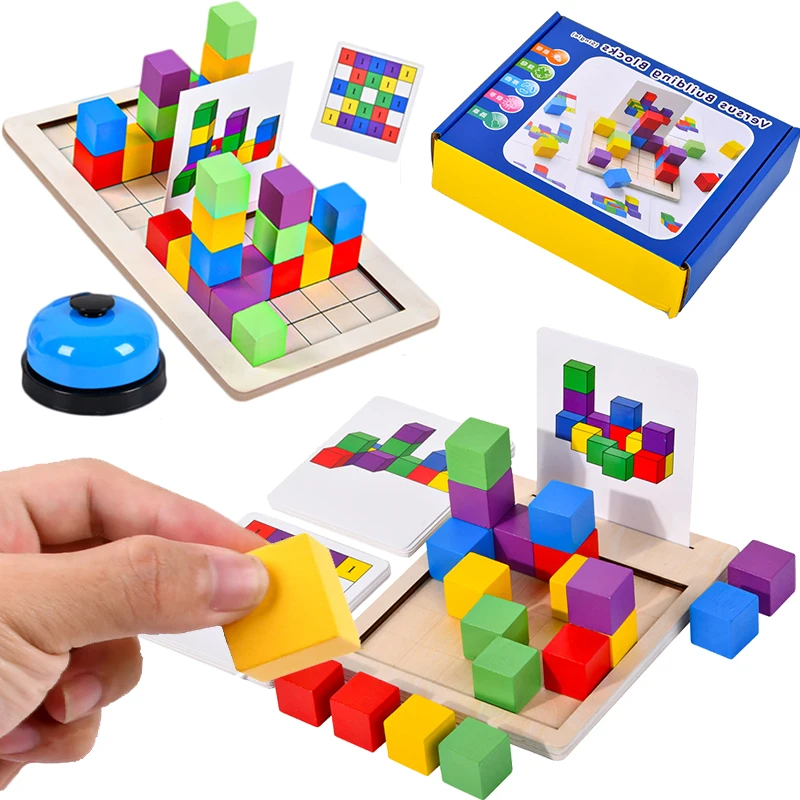 Children Tetris Boards Puzzle Toys Color Matching Logical Thinking Jigsaw Games Montessori Educational Wooden Toys Gifts 3D Cube
Children Tetris Boards Puzzle Toys Color Matching Logical Thinking Jigsaw Games Montessori Educational Wooden Toys Gifts 3D Cube