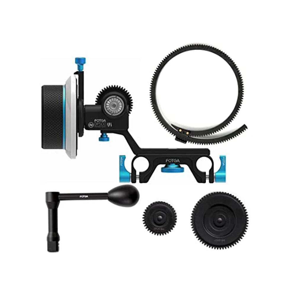 FOTGA DP500 Mark III DSLR Follow Focus for 15mm Rod Rig Fit for All DSLR Video Cameras Blackmagic BMCC BMPCC 5DIII 5DIV Sony A7
FOTGA DP500 Mark III DSLR Follow Focus for 15mm Rod Rig Fit for All DSLR Video Cameras Blackmagic BMCC BMPCC 5DIII 5DIV Sony A7