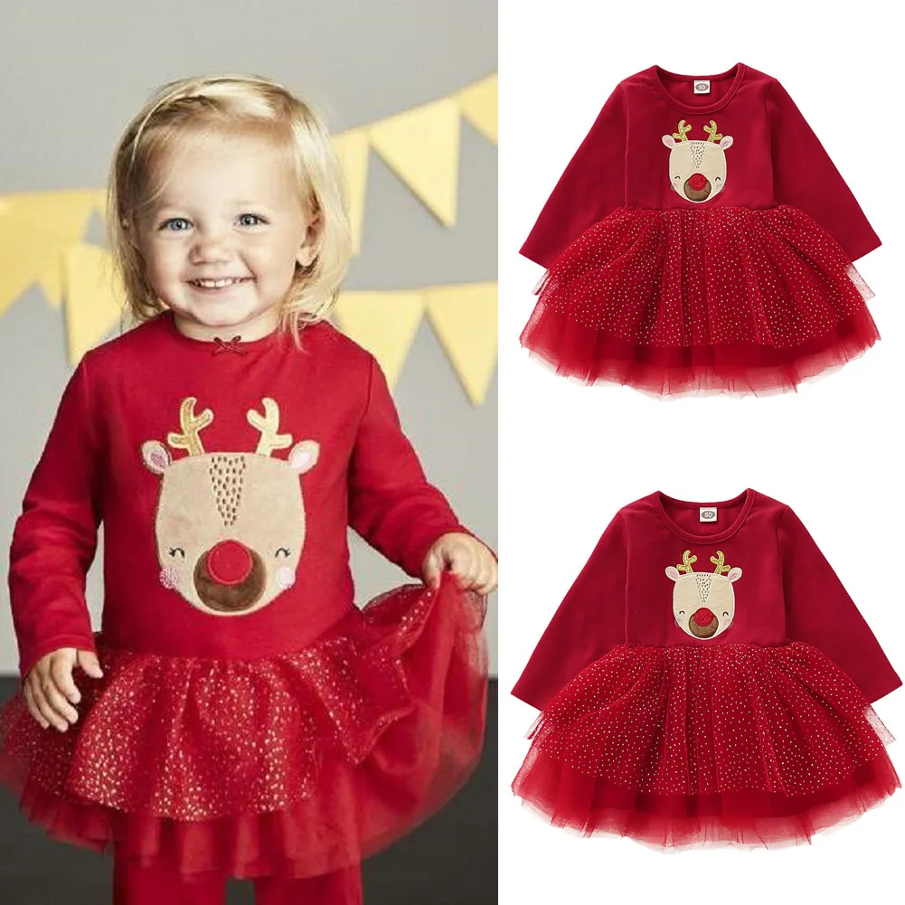 Christmas Dresses for Girls Long Sleeve Toddler Baby Girls Dress Winter Vestidos Robe Noel bebe fille Xmas New Year's Costume
Christmas Dresses for Girls Long Sleeve Toddler Baby Girls Dress Winter Vestidos Robe Noel bebe fille Xmas New Year's Costume