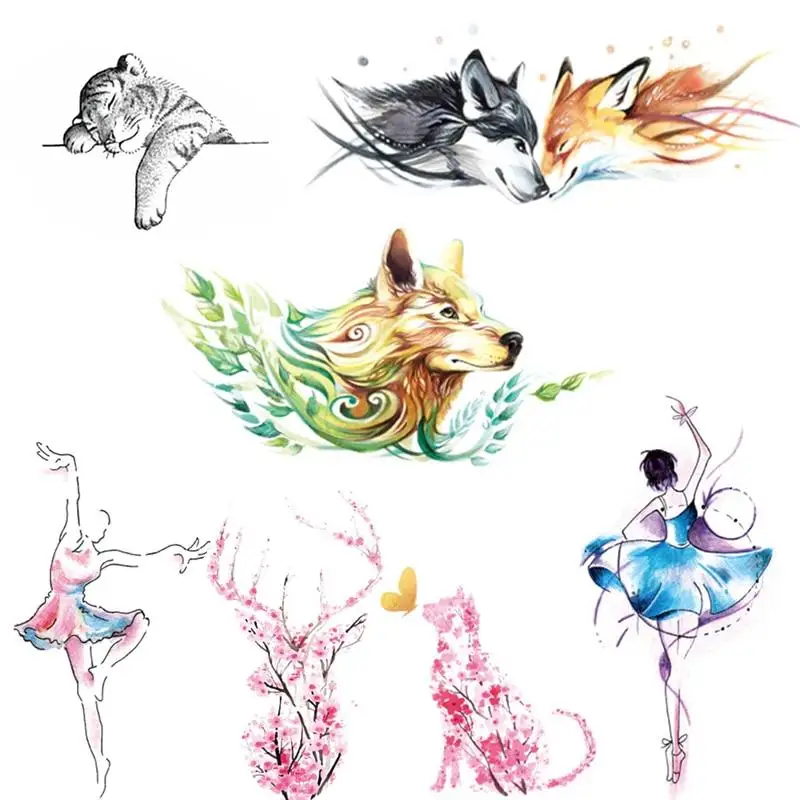 1Pcs Fashion Women Body Finger Art Waterproof Tattoo For Kid Small Cat Cartoon Deer Temporary Tattoo Cute Dog Tattoo Sticker
1Pcs Fashion Women Body Finger Art Waterproof Tattoo For Kid Small Cat Cartoon Deer Temporary Tattoo Cute Dog Tattoo Sticker