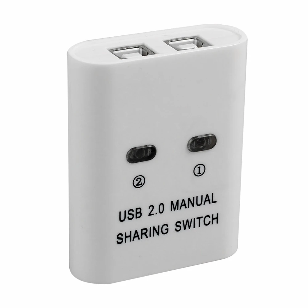 Новинка, устройство для совместного использования USB-принтера 2 в 1, разветвитель, белый электронный концентратор, конвертер для сканера 
Новинка, устройство для совместного использования USB-принтера 2 в 1, разветвитель, белый электронный концентратор, конвертер для сканера