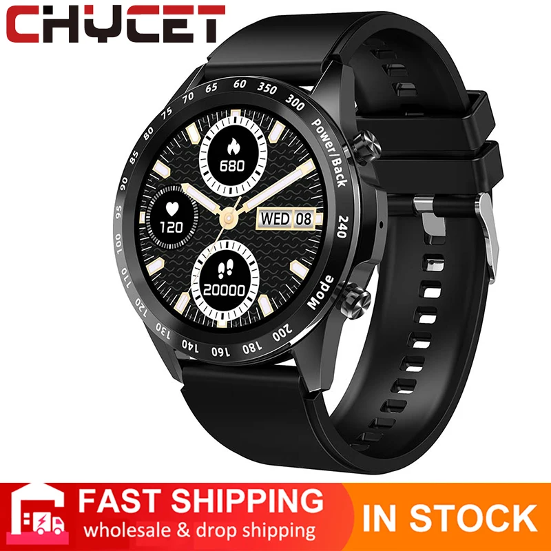 CHYCET NEW Full Touch Smartwatch Men Smart Watch Women Sports Fitness Tracker Heart Rate Blood Pressure Monitor for Android IOS
CHYCET NEW Full Touch Smartwatch Men Smart Watch Women Sports Fitness Tracker Heart Rate Blood Pressure Monitor for Android IOS