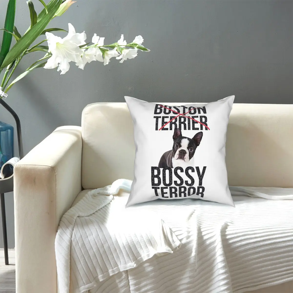 Boston Terrier Dog Square Pillow Case Polyester Cushions for Sofa Custom Pillowcover Home Decor 
Boston Terrier Dog Square Pillow Case Polyester Cushions for Sofa Custom Pillowcover Home Decor