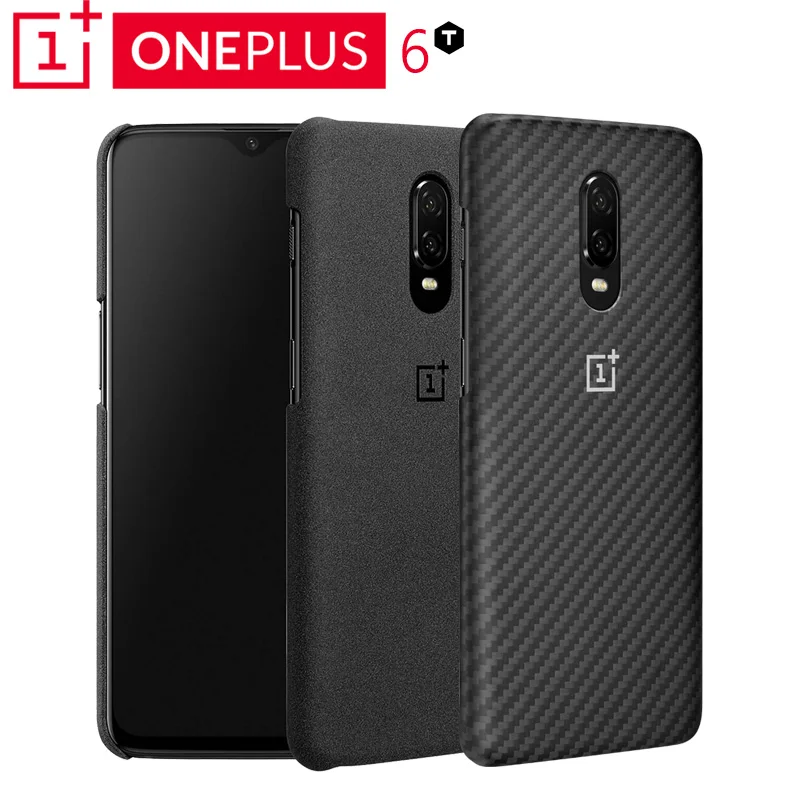 Оригинальный защитный чехол OnePlus 6T карбоновый песчаник идеальное сочетание