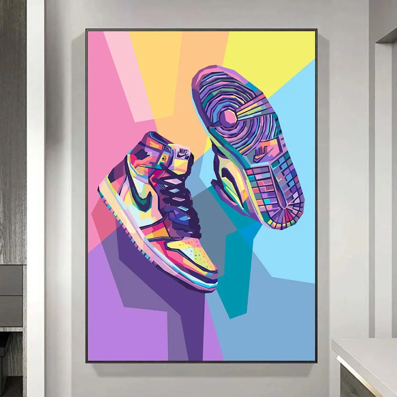 Graffiti Artwork Sneakers Canvas Painting Posters and Prints Wall Decor Sport Shoes Street Wall Art Picture Room Decor Home Deco
Graffiti Artwork Sneakers Canvas Painting Posters and Prints Wall Decor Sport Shoes Street Wall Art Picture Room Decor Home Deco