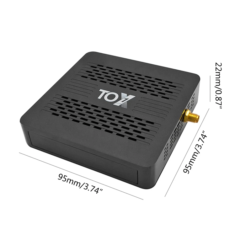 TOX1 Android- 9.0 4GB 32GB WiFi Smart TV Set-Top Box Quad-Core Media Player 32CB
TOX1 Android- 9.0 4GB 32GB WiFi Smart TV Set-Top Box Quad-Core Media Player 32CB