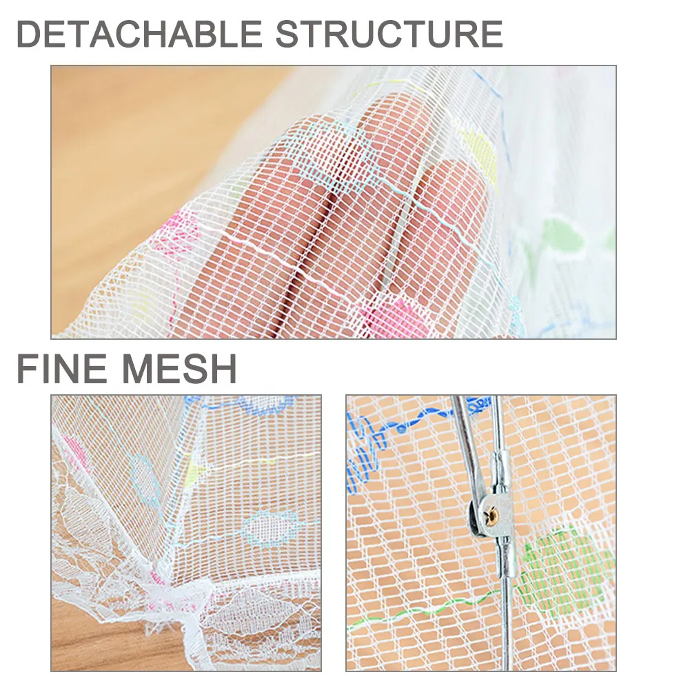 Mesh Food Cover Mesh Food Tent Umbrella Reusable Food Protector Cover for Home Picnic Camping Dropship
Mesh Food Cover Mesh Food Tent Umbrella Reusable Food Protector Cover for Home Picnic Camping Dropship