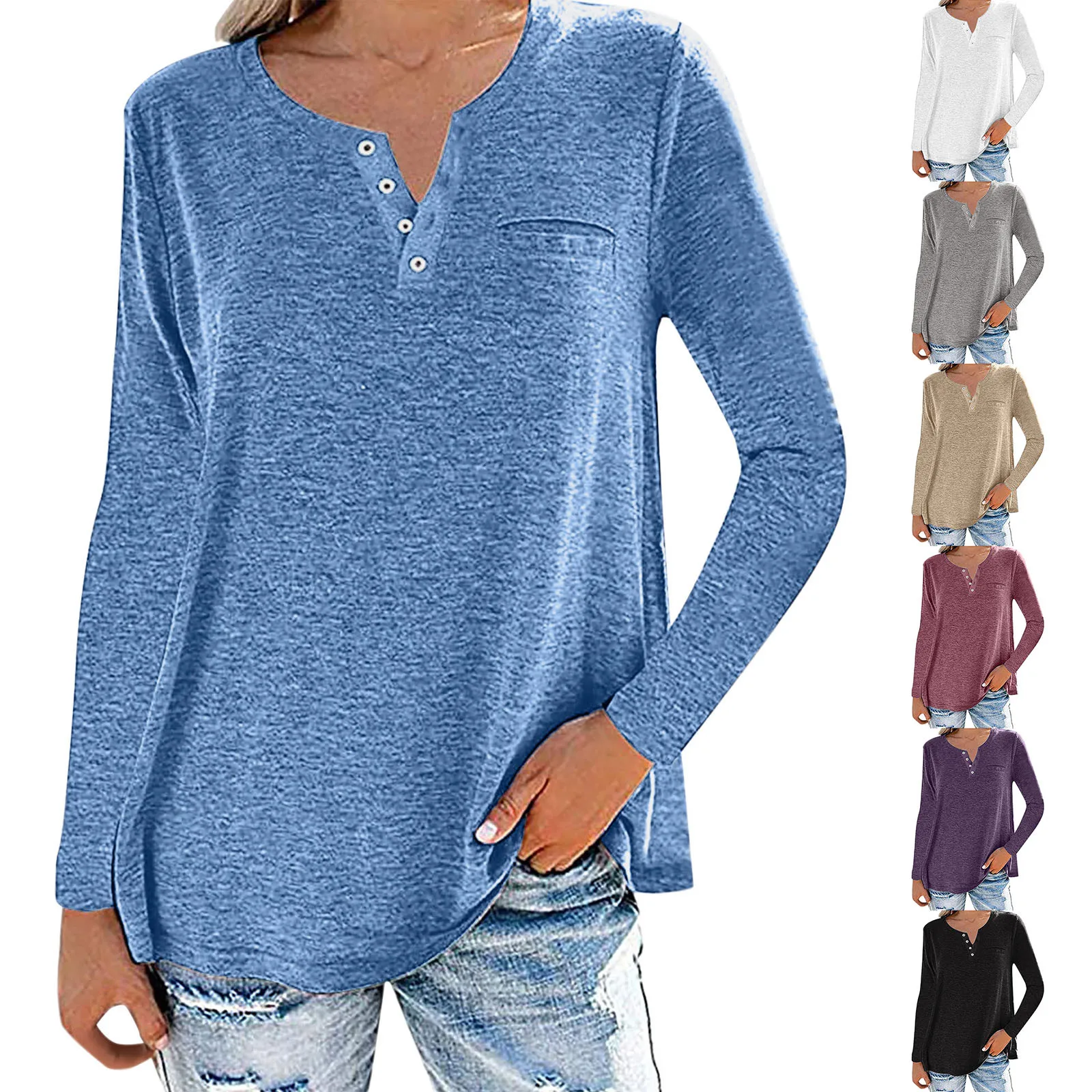 2021 осенние женские блузки, модная однотонная Повседневная Блузка с V-образным вырезом и длинным рукавом, топы, женская уличная одежда, топы ...
2021 осенние женские блузки, модная однотонная Повседневная Блузка с V-образным вырезом и длинным рукавом, топы, женская уличная одежда, топы ...