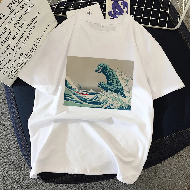 The Great Wave of Aesthetic T-Shirt Women Tumblr 90s Fashion Graphic Tee Cute T Shirts And Ocean painting Summer Tops Female
The Great Wave of Aesthetic T-Shirt Women Tumblr 90s Fashion Graphic Tee Cute T Shirts And Ocean painting Summer Tops Female