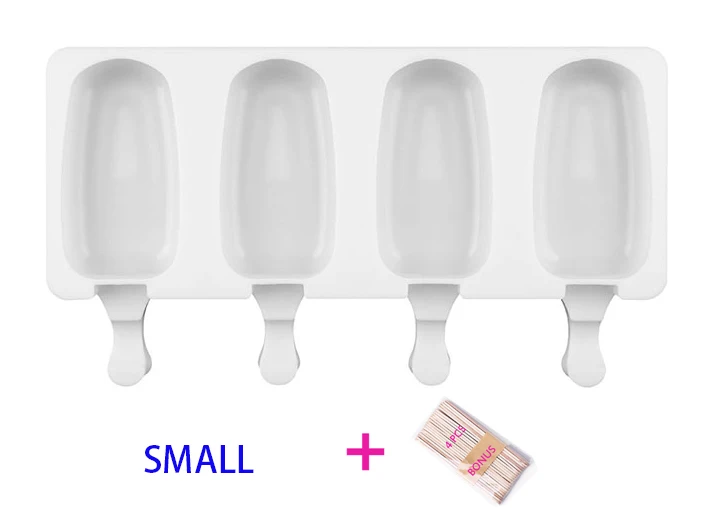 2 Size Ice Lolly Moulds Freezer Ice Cream Homemade Food Grade Silicone Ice Cream Molds Bar Molds Maker with Popsicle Sticks
2 Size Ice Lolly Moulds Freezer Ice Cream Homemade Food Grade Silicone Ice Cream Molds Bar Molds Maker with Popsicle Sticks