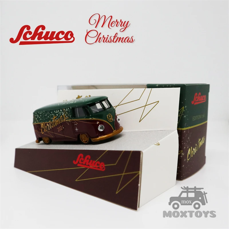 Модель автомобиля под давлением Schuco 1:64 VW T1 Low Rider box van Christmas 2021
Модель автомобиля под давлением Schuco 1:64 VW T1 Low Rider box van Christmas 2021