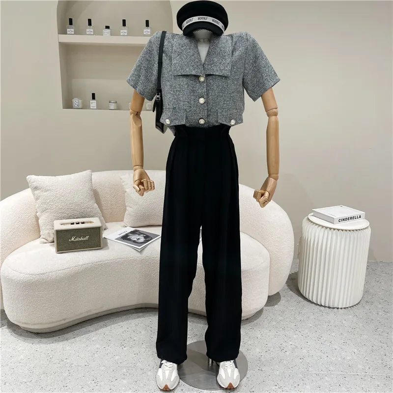 Niche Design Women's Spring 2021 Fashion High Waist Loose And Thin Straight Suit Pants Casual Floor Pants Wide Leg Pants
Niche Design Women's Spring 2021 Fashion High Waist Loose And Thin Straight Suit Pants Casual Floor Pants Wide Leg Pants