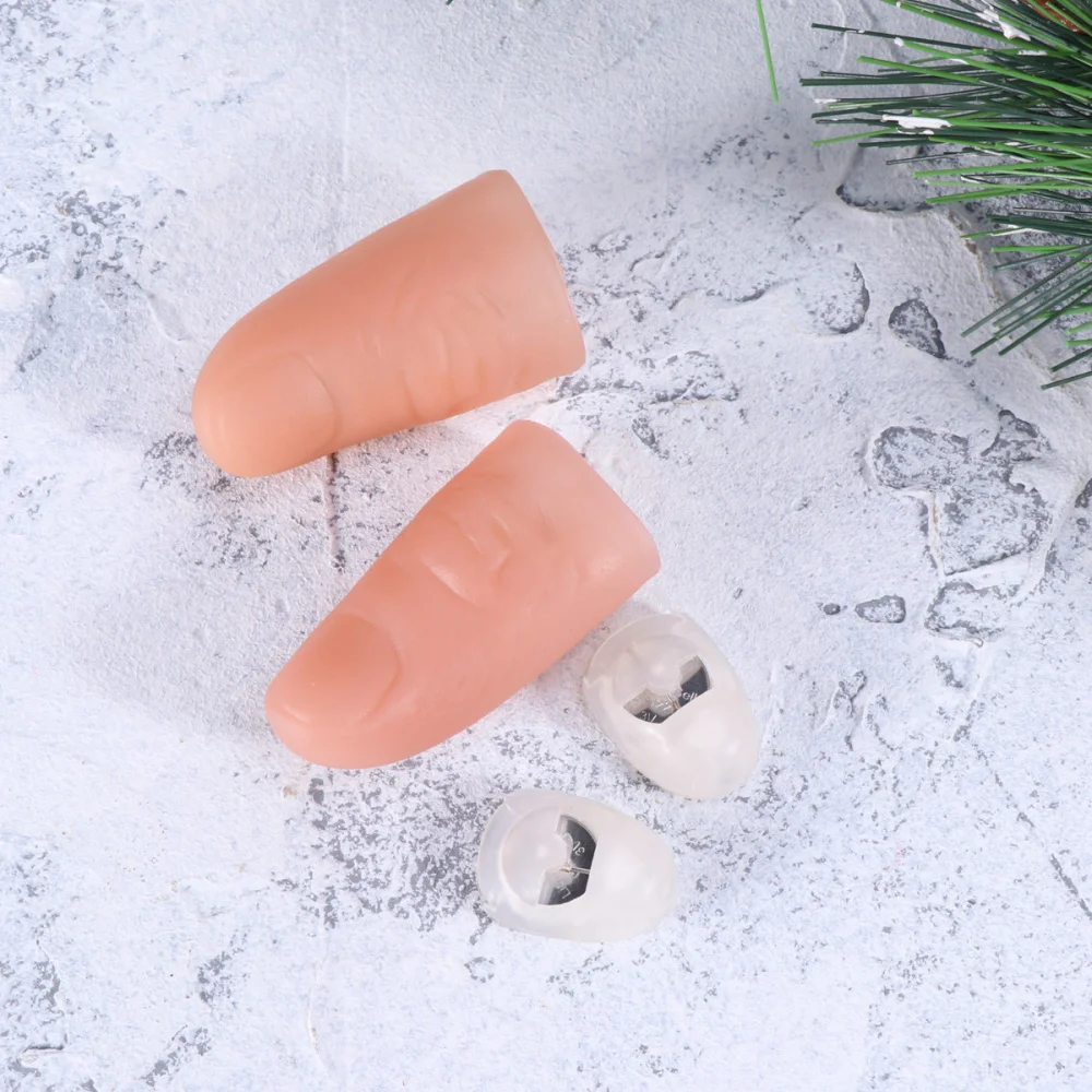 1 Pair Fingers Light Simulation Trick Flash Light Party Props Red Light 
1 Pair Fingers Light Simulation Trick Flash Light Party Props Red Light