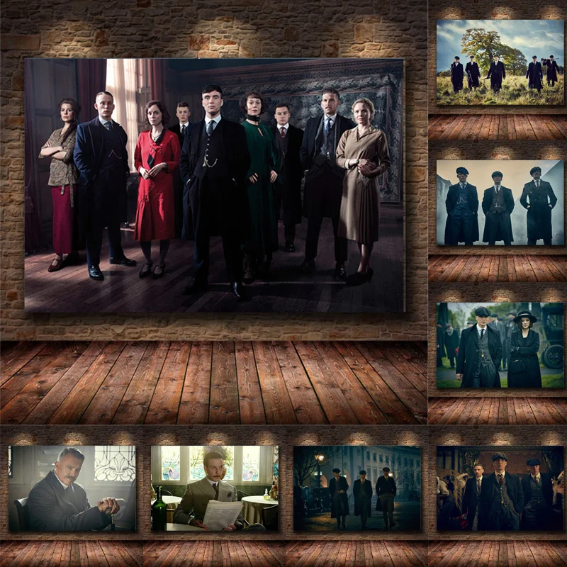 Классический креативный постер и печать, постер для шоу «Peaky», Настенная картина «Blinders», роспись на холсте для офиса, комнаты, домашнего деко... 
Классический креативный постер и печать, постер для шоу «Peaky», Настенная картина «Blinders», роспись на холсте для офиса, комнаты, домашнего деко...