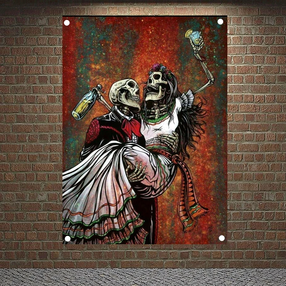 Scary Bloody Posters Banners Wall Hanging Ornaments Skull Tattoo Art Flags Canvas Painting Wall Decoration Wall Sticker Tapestry
Scary Bloody Posters Banners Wall Hanging Ornaments Skull Tattoo Art Flags Canvas Painting Wall Decoration Wall Sticker Tapestry