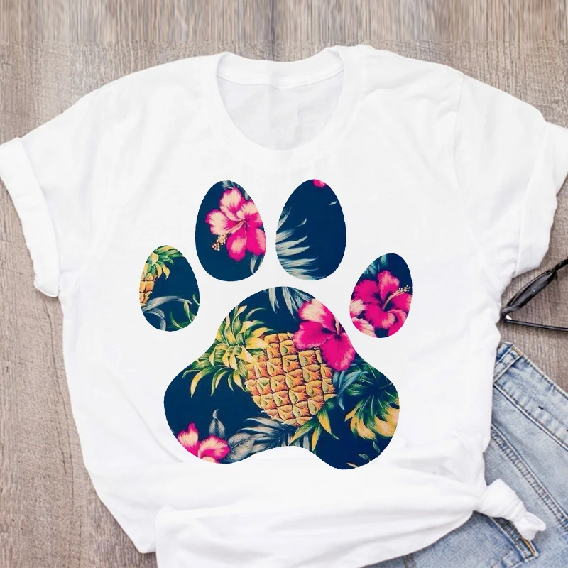 Women Graphic Paw Printed Fruit Short Sleeve Summer Lady Tops T-Shirt Casual Shirt Womens Clothing Tee Female T Shirt
Women Graphic Paw Printed Fruit Short Sleeve Summer Lady Tops T-Shirt Casual Shirt Womens Clothing Tee Female T Shirt