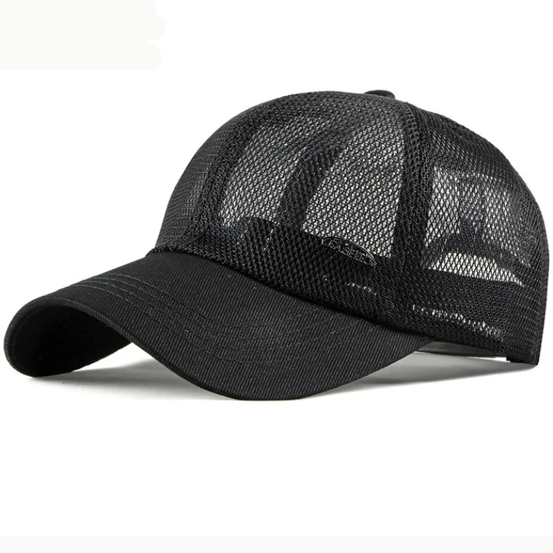 Spring Summer Sun Cap for Men Women Breathing Baseball Cap Solid Plain Adjustable Trucker Cap Men Sunhat
Spring Summer Sun Cap for Men Women Breathing Baseball Cap Solid Plain Adjustable Trucker Cap Men Sunhat