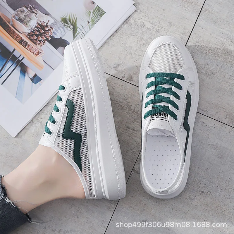 Baotou Half Slippers Female 2021 Summer Wear Students Korean Mesh Breathable Non-slip Sandals Zapatos Para Mujer
Baotou Half Slippers Female 2021 Summer Wear Students Korean Mesh Breathable Non-slip Sandals Zapatos Para Mujer
