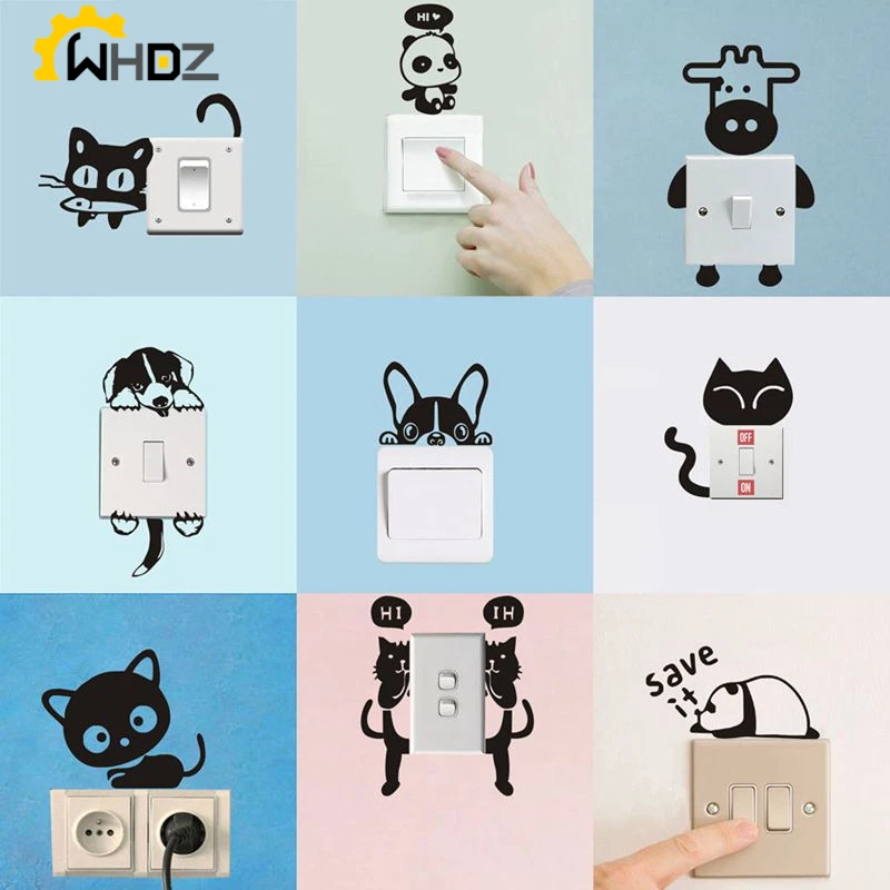 Funny Animals Switch Sticker for Kids Rooms DIY Creative Panda Wall Stickers Decal Bedroom Living Room
Funny Animals Switch Sticker for Kids Rooms DIY Creative Panda Wall Stickers Decal Bedroom Living Room