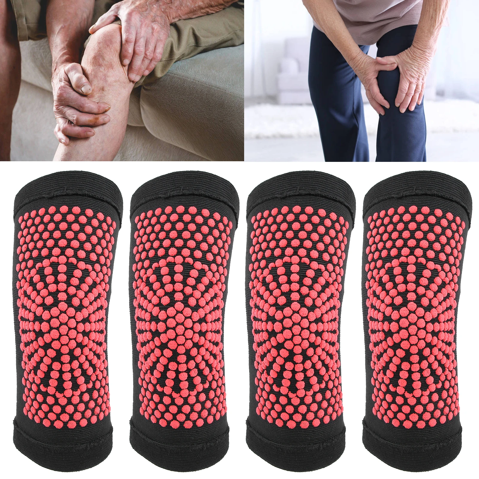 2 Pairs Knee Brace Sleeve Protector Warm Self Heating Knee Pads Health Care For Arthritis Knee Massager Leg Warmer Pain Relief
2 Pairs Knee Brace Sleeve Protector Warm Self Heating Knee Pads Health Care For Arthritis Knee Massager Leg Warmer Pain Relief