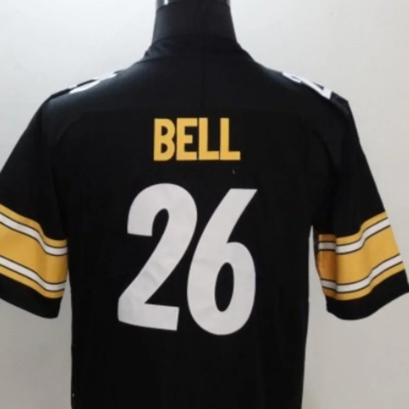 American Stitch Bell 26 Black And White Embroidery Steelers Football Jersey For Mens S,M,L,XL,XXL,XXXL
American Stitch Bell 26 Black And White Embroidery Steelers Football Jersey For Mens S,M,L,XL,XXL,XXXL