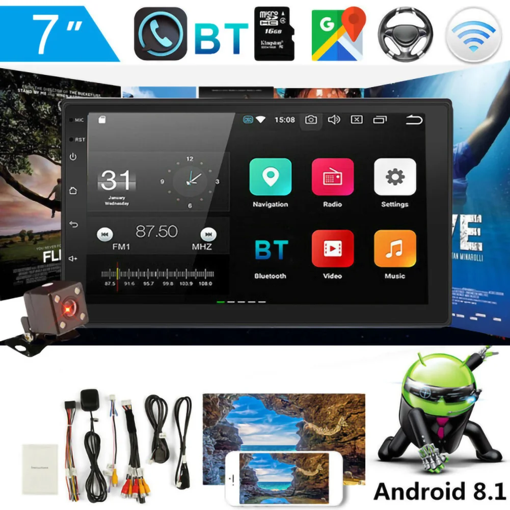 Car radio Multimedia Video Player MP5 Player Auto Stereo GPS MAP Android 8.1 7inch For Volkswagen Nissan Hyundai Kia Toyota CR-V
Car radio Multimedia Video Player MP5 Player Auto Stereo GPS MAP Android 8.1 7inch For Volkswagen Nissan Hyundai Kia Toyota CR-V